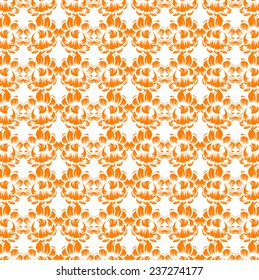 Floral pattern background. vector illustration.