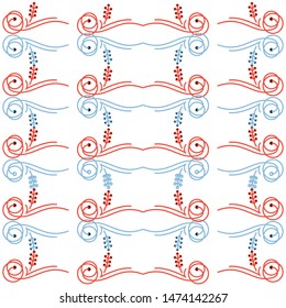 Floral Pattern Background Vector New 02
