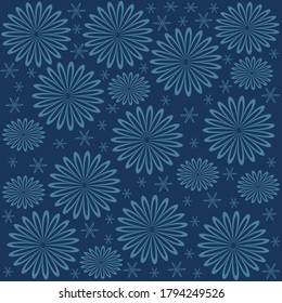 floral pattern background and wallpaper