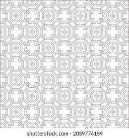 fondo de patrón floral.Patrón geométrico repetido a partir de elementos rayados.  Patrón negro. 
