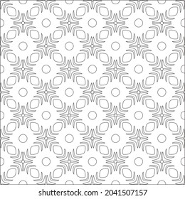 floral pattern background.Repeating geometric pattern from striped elements.  Black pattern. 