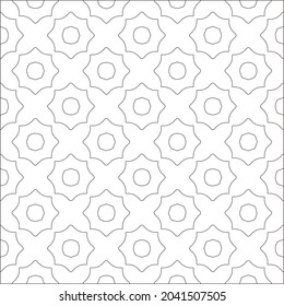 floral pattern background.Repeating geometric pattern from striped elements.  Black pattern. 