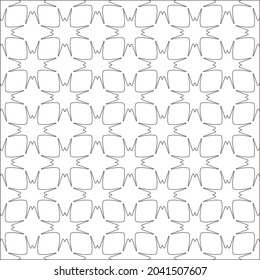fondo de patrón floral.Patrón geométrico repetido a partir de elementos rayados.  Patrón negro. 