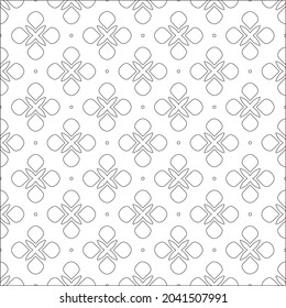 floral pattern background.Repeating geometric pattern from striped elements.  Black pattern. 