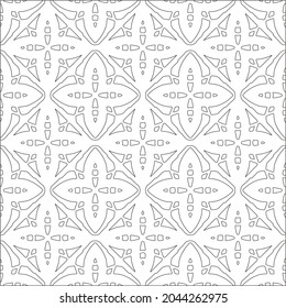 floral pattern background.Repeating geometric pattern from striped elements.  Black pattern. 