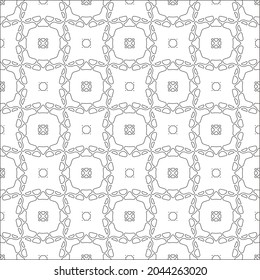 floral pattern background.Repeating geometric pattern from striped elements.  Black pattern. 