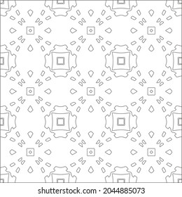 fondo de patrón floral.Patrón geométrico repetido a partir de elementos rayados.  Patrón negro. 