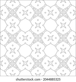 fondo de patrón floral.Patrón geométrico repetido a partir de elementos rayados.  Patrón negro. 