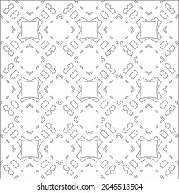 floral pattern background.Repeating geometric pattern from striped elements.  Black pattern. 