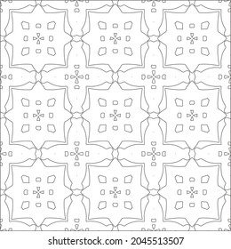 floral pattern background.Repeating geometric pattern from striped elements.  Black pattern. 