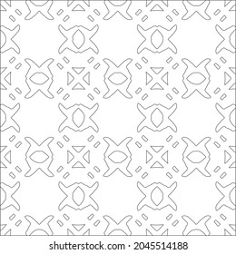 fondo de patrón floral.Patrón geométrico repetido a partir de elementos rayados.  Patrón negro. 