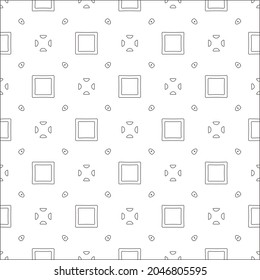 floral pattern background.Repeating geometric pattern from striped elements.  Black pattern. 
