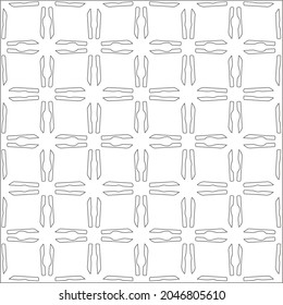floral pattern background.Repeating geometric pattern from striped elements.  Black pattern. 