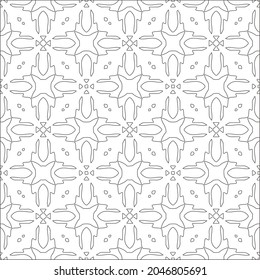 floral pattern background.Repeating geometric pattern from striped elements.  Black pattern. 