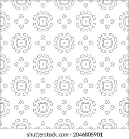 floral pattern background.Repeating geometric pattern from striped elements.  Black pattern. 