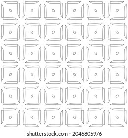 floral pattern background.Repeating geometric pattern from striped elements.  Black pattern. 