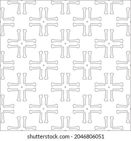 floral pattern background.Repeating geometric pattern from striped elements.  Black pattern. 