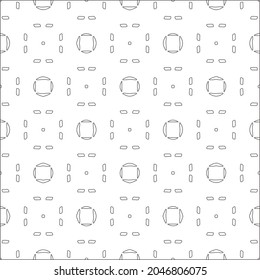 floral pattern background.Repeating geometric pattern from striped elements.  Black pattern. 
