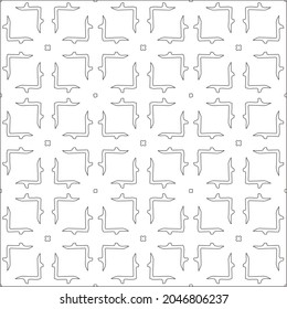 floral pattern background.Repeating geometric pattern from striped elements.  Black pattern. 