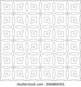 floral pattern background.Repeating geometric pattern from striped elements.  Black pattern. 