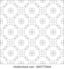 floral pattern background.Repeating geometric pattern from striped elements.  Black pattern. 