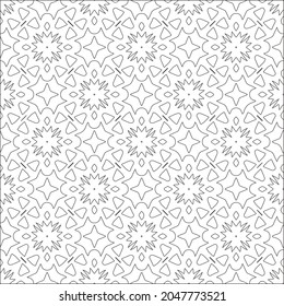 fondo de patrón floral.Patrón geométrico repetido a partir de elementos rayados.  Patrón negro. 
