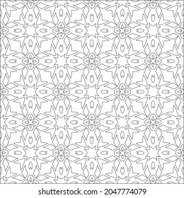 floral pattern background.Repeating geometric pattern from striped elements.  Black pattern. 
