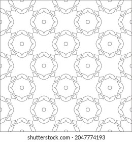 floral pattern background.Repeating geometric pattern from striped elements.  Black pattern. 
