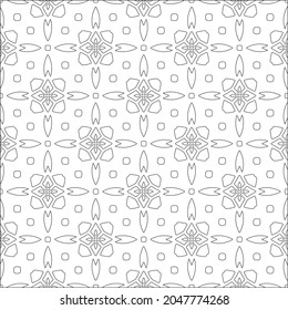 fondo de patrón floral.Patrón geométrico repetido a partir de elementos rayados.  Patrón negro. 
