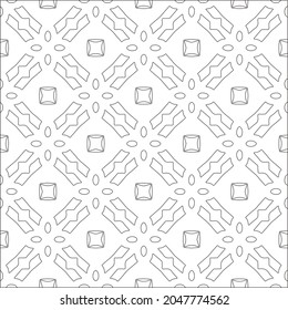 floral pattern background.Repeating geometric pattern from striped elements.  Black pattern. 
