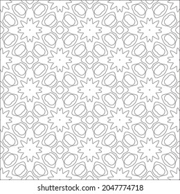 fondo de patrón floral.Patrón geométrico repetido a partir de elementos rayados.  Patrón negro. 
