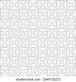 floral pattern background.Repeating geometric pattern from striped elements.  Black pattern. 