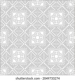 floral pattern background.Repeating geometric pattern from striped elements.  Black pattern. 
