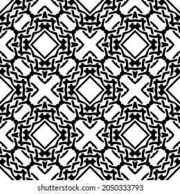 fondo de patrón floral.Patrón geométrico repetido a partir de elementos rayados.  Patrón negro. 
