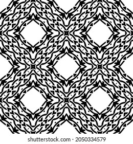 floral pattern background.Repeating geometric pattern from striped elements.  Black pattern. 
