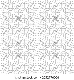 floral pattern background.Repeating geometric pattern from striped elements.  Black pattern. 