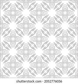 fondo de patrón floral.Patrón geométrico repetido a partir de elementos rayados.  Patrón negro. 