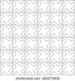 floral pattern background.Repeating geometric pattern from striped elements.  Black pattern. 