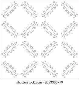 floral pattern background.Repeating geometric pattern from striped elements.  Black pattern. 