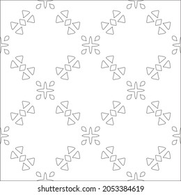 fondo de patrón floral.Patrón geométrico repetido a partir de elementos rayados.  Patrón negro. 