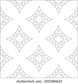 floral pattern background.Repeating geometric pattern from striped elements.  Black pattern. 
