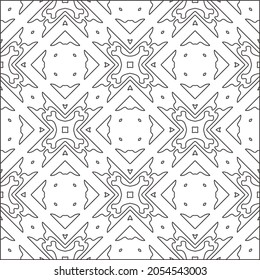 fondo de patrón floral.Patrón geométrico repetido a partir de elementos rayados.  Patrón negro. 
