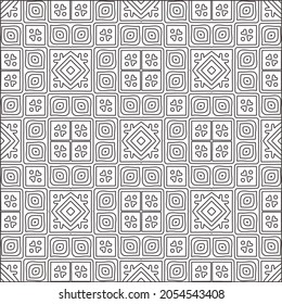 fondo de patrón floral.Patrón geométrico repetido a partir de elementos rayados.  Patrón negro. 