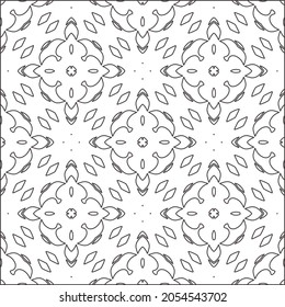 fondo de patrón floral.Patrón geométrico repetido a partir de elementos rayados.  Patrón negro. 