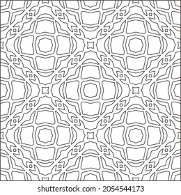 fondo de patrón floral.Patrón geométrico repetido a partir de elementos rayados.  Patrón negro. 