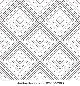 floral pattern background.Repeating geometric pattern from striped elements.  Black pattern. 