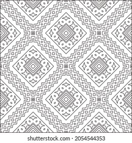 floral pattern background.Repeating geometric pattern from striped elements.  Black pattern. 