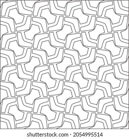 fondo de patrón floral.Patrón geométrico repetido a partir de elementos rayados.  Patrón negro. 