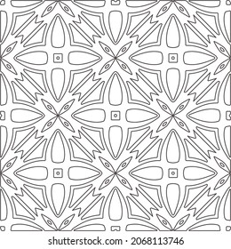 
fondo de patrón floral.Patrón geométrico repetido a partir de elementos rayados.   Patrón blanco y negro.