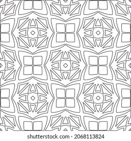 
fondo de patrón floral.Patrón geométrico repetido a partir de elementos rayados.   Patrón blanco y negro.